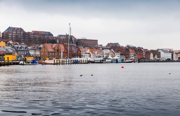 istock Flensburg, Germany. Coastal skyline 1010436168