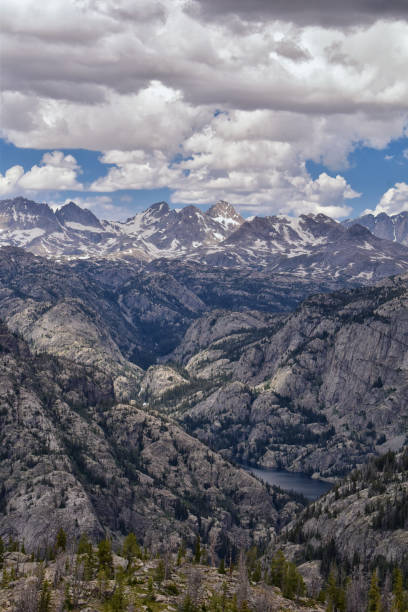 istock Wind River Range, Rocky Mountains, Wyoming, views from backpacking hiking trail to Titcomb Basin from Elkhart Park Trailhead going past Hobbs, Seneca, Island, Upper and Lower Jean Lakes as well as Photographers point. 1010443750