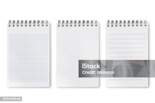 istock Set of difference types of notepad 1010448440