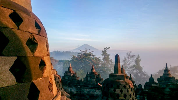 istock Borobudur Temple at sunrise 1010448878
