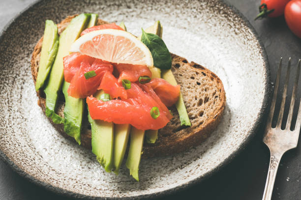 istock Toast with avocado and smoked salmon 1010456186