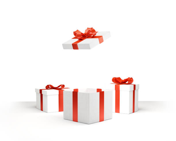 istock gifts boxes presents surprise 3d-illustration festive white red design 1010464088