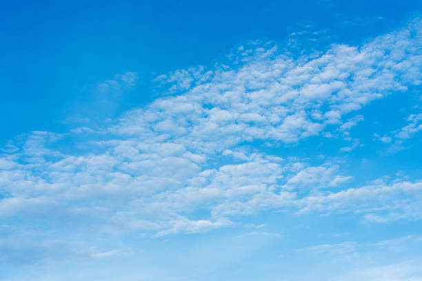 istock Beautiful blue sky with clouds. The texture of the sky. Background 1010500440