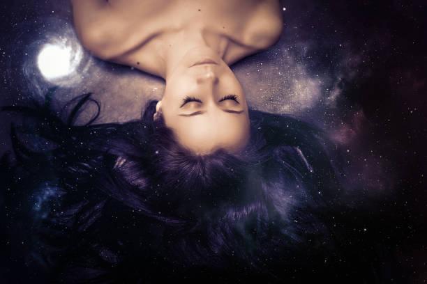 istock Woman with stars. 1010504190