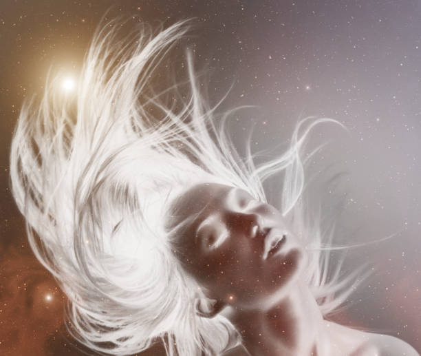 istock Woman with stars. 1010504320
