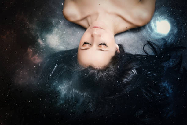 istock Woman with stars. 1010504588