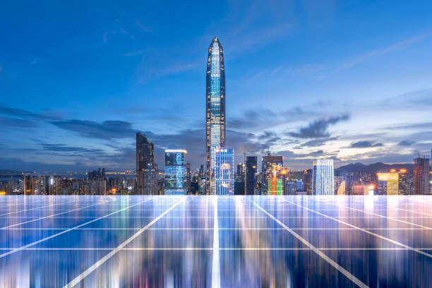 istock Shenzhen city scenery and concept of science and technology 1010511308