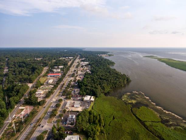 istock Eastern shore of Mobile Bay, Alabama 1010522622