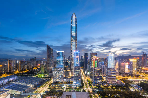 istock Downtown skyline of Shenzhen 1010525456