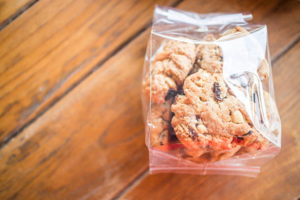 istock High Angle View Of Cookies In Packet On Table 1010525830