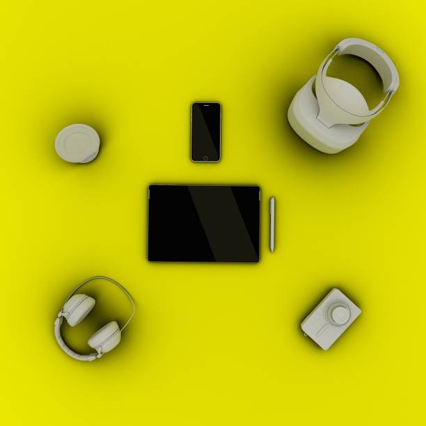 istock Travel gadgets flat lay travel concept 1010526362