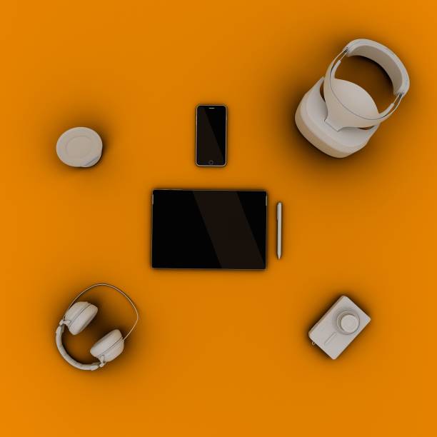 istock Travel gadgets flat lay travel concept 1010526422