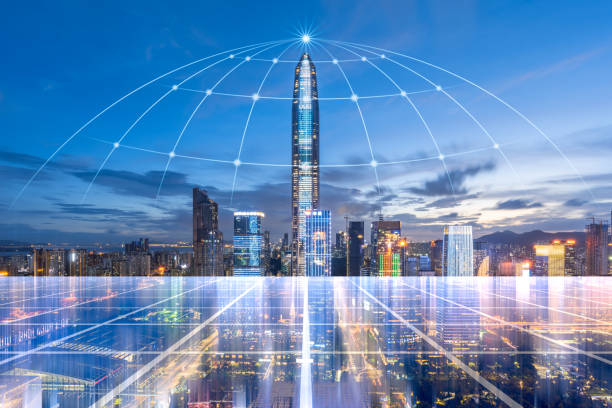istock Shenzhen city scenery and concept of science and technology 1010527310