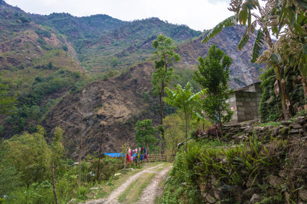istock In a small Nepalese mountain village. 1010540444