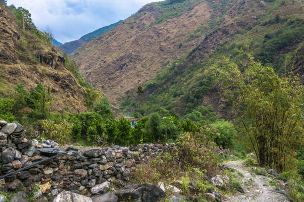 istock In a small Nepalese mountain village. 1010540492