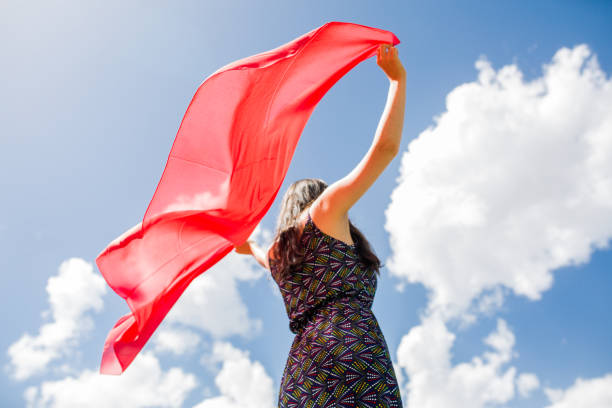 istock a young woman in the spring 1010576506
