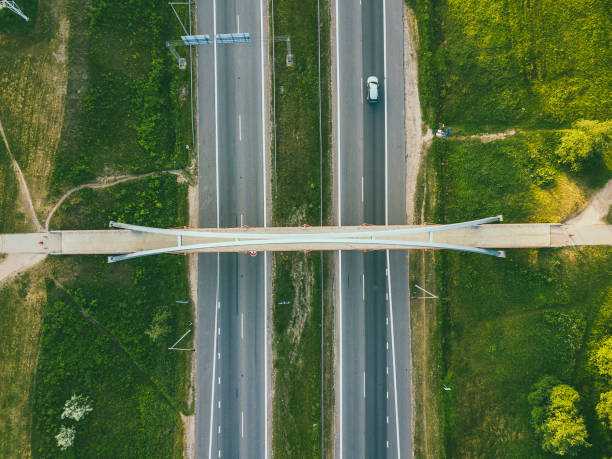 istock High Angle View Of Bridge Over Road 1010585978