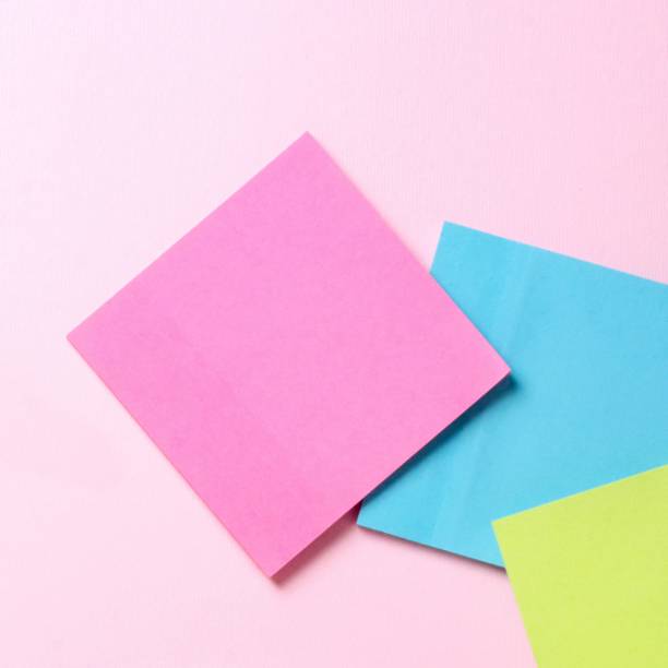 istock Red, yellow and blue stickers 1010586486