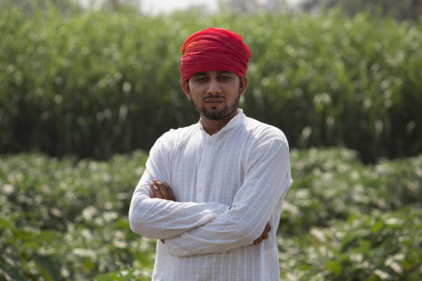 istock Farmer with arms crossed in field 1010601274