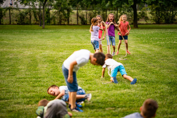 istock Kids are having fun in the park 1010605190