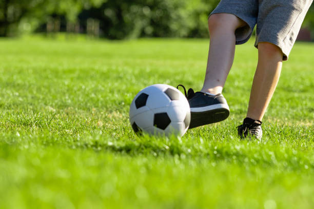 istock Pre-teen caucasian boy playing outside 1010614382