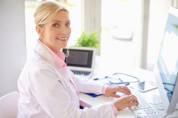 istock Executive female research physician portrait 1010614834
