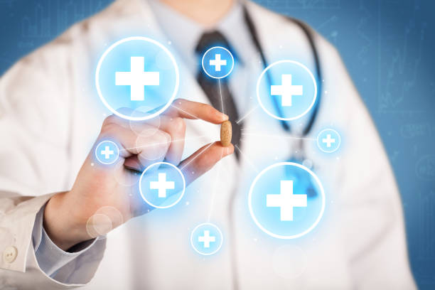 istock A doctor showing a pill with crosses 1010630534