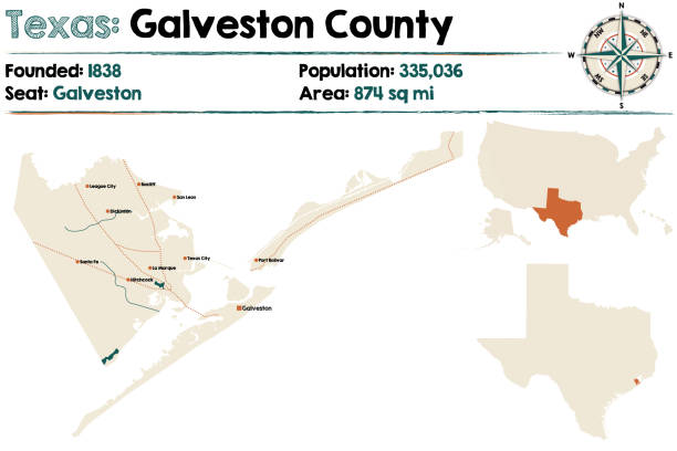 100+ Contea Di Galveston Illustrazioni Foto stock, immagini e