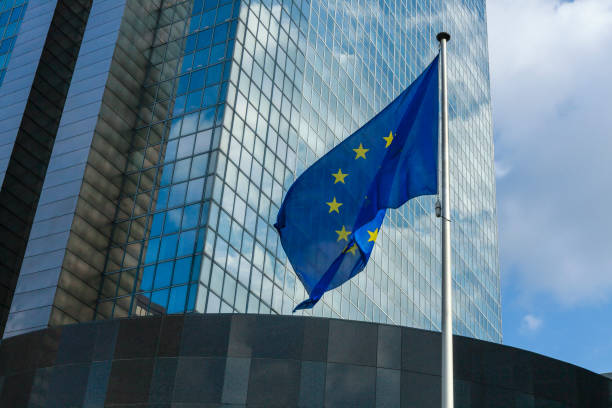 istock Modern office architecture in Brussels, Belgium 1010630818