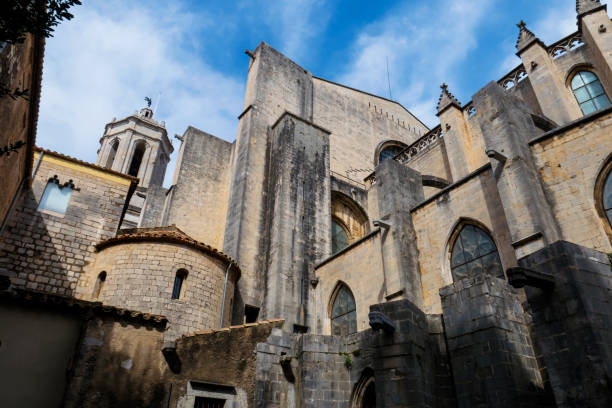 istock The Girona Cathedral in Girona 1010631504