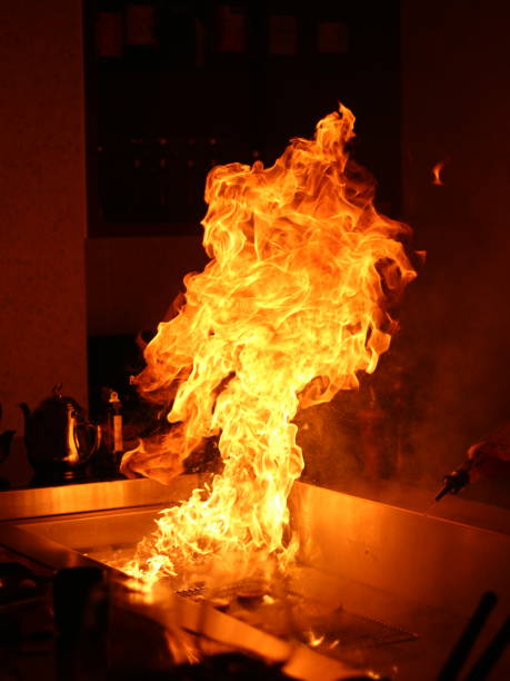 istock Blaze on Teppanyaki Grill 1010637974