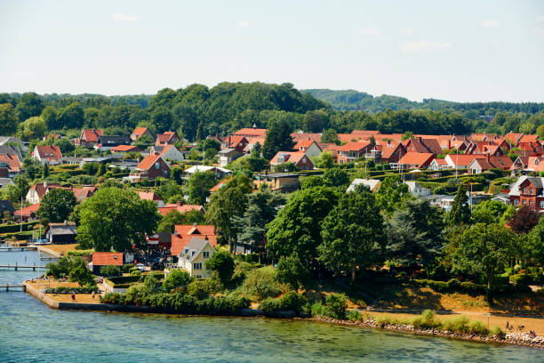 戸コペンハーゲンの都市地区 - denmark house villa detached house ストックフォトと画像