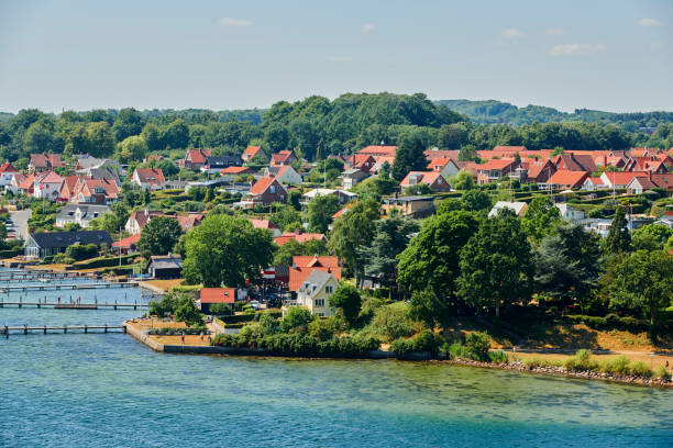 戸コペンハーゲンの都市地区 - denmark house villa detached house ストックフォトと画像