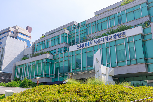 Seoul, South Korea - July 21, 2018 : Seoul National University Hospital building in Jongno-gu, Seoul city