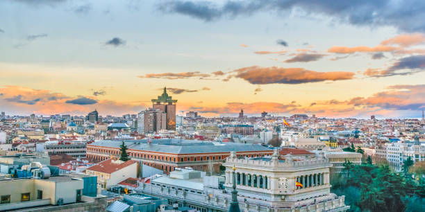 istock Aerial View Madrid Cityscape 1010651220