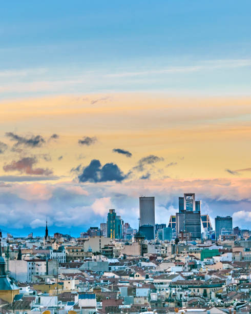 istock Aerial View Madrid Cityscape 1010651272