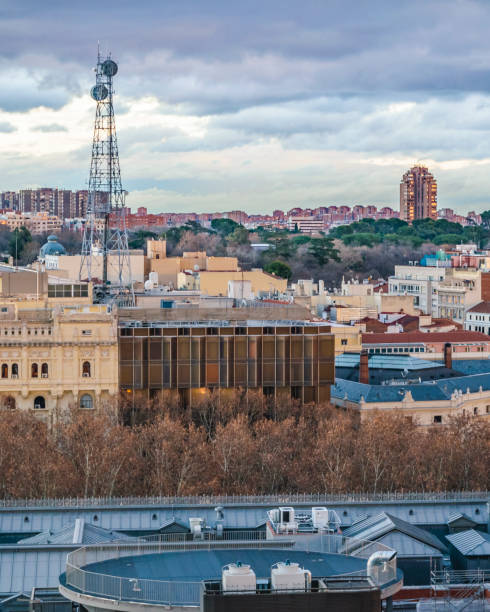 istock Aerial View Madrid Cityscape 1010651556