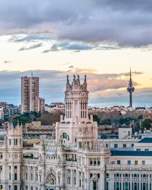 istock Aerial View Madrid Cityscape 1010651900