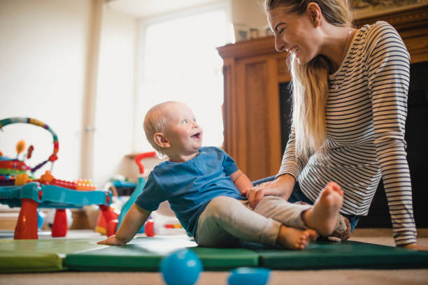 istock Mother Spending Quality Time With Her Baby Son 1010658466