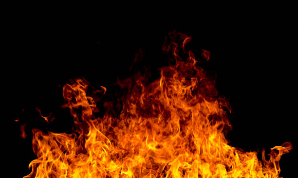 istock Massive wall of flames and fire 1010668480