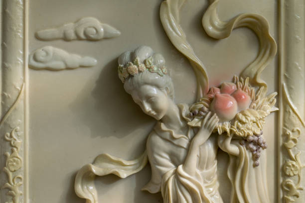 Chinese statue  Carved Marble