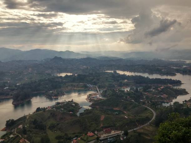 istock Guatape (Antioquia, Colombia) beautiful lake formed by a dam 1010696250