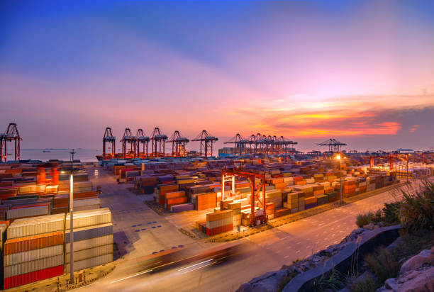 istock Yangshan harbor of Shanghai 1010696548