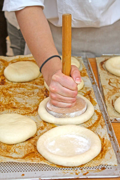istock Preparation Czech traditional baked - kolache. 1010698384