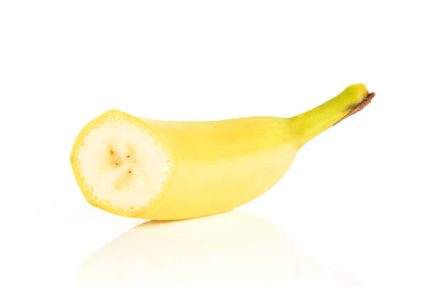 istock Fresh yellow banana isolated on white 1010701868