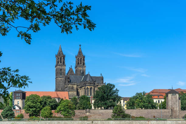 istock panorama of Magdeburg cathedral in germany 1010703186