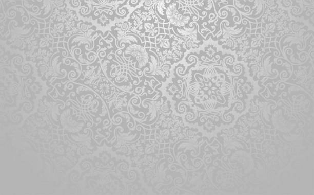 вектор винтаж обои дизайн - seamless textured textile backgrounds stock illustrations