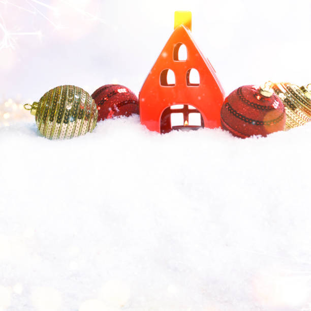 istock Holiday background with christmas ornament 1010738526