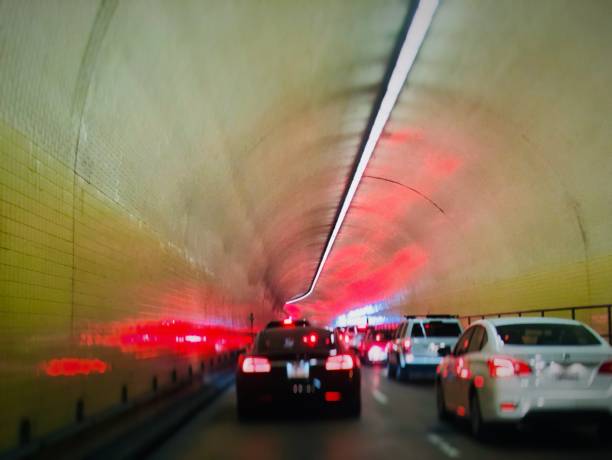 istock Traffic stuck in tunnel 1010744162