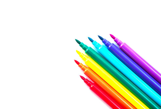 istock Set of colorful marker pens. 1010744728